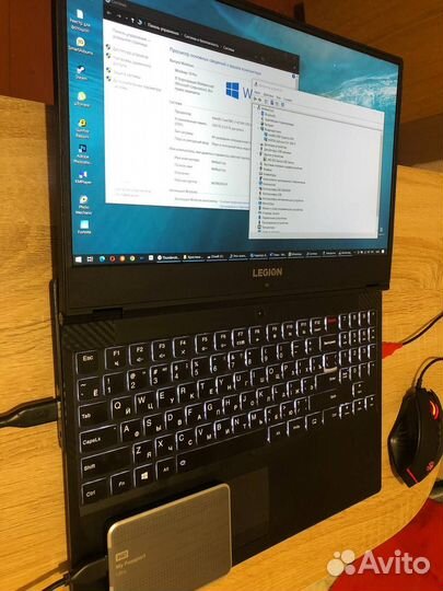 Игровой Lenovo Legion, i7 6 ядер, 24 гб, 1050 Ti
