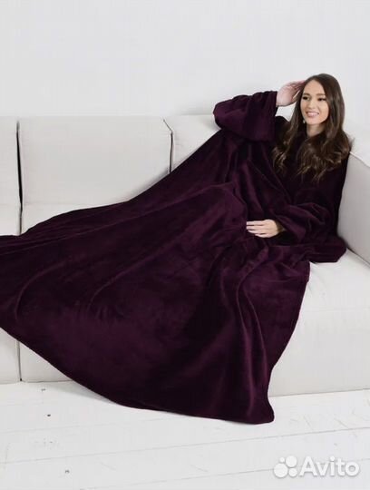 Плед с рукавами