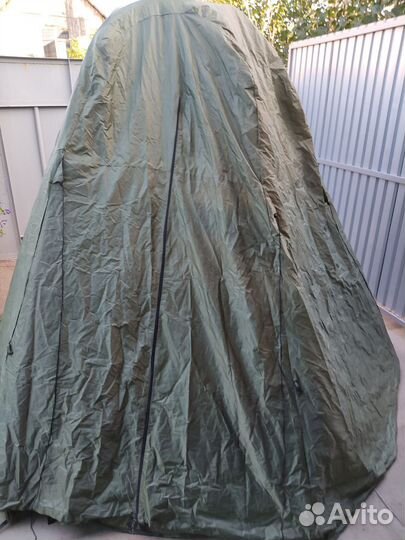 Палатка, каркас сетка, сверху 2 тента