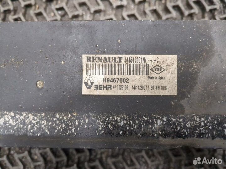 Радиатор интеркулера Renault Laguna 3 2009, 2008