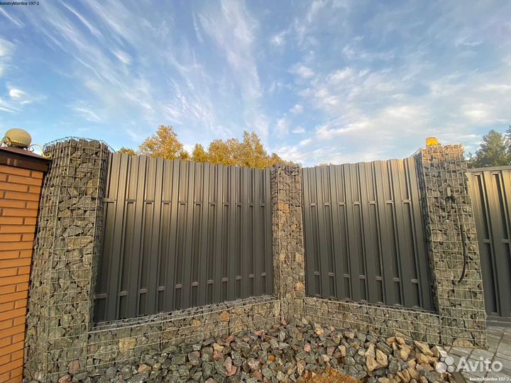 Габионы колонна 100*50мм доставка