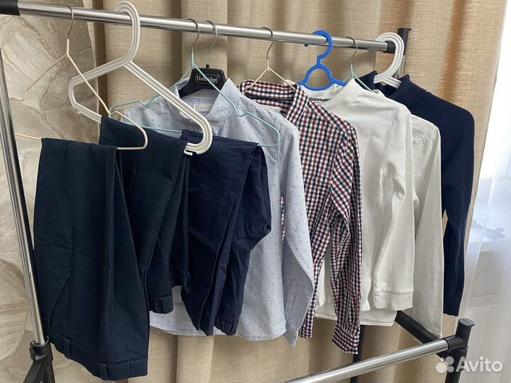 Школьные вещи пакетом (9 шт) на мальчика 140-146