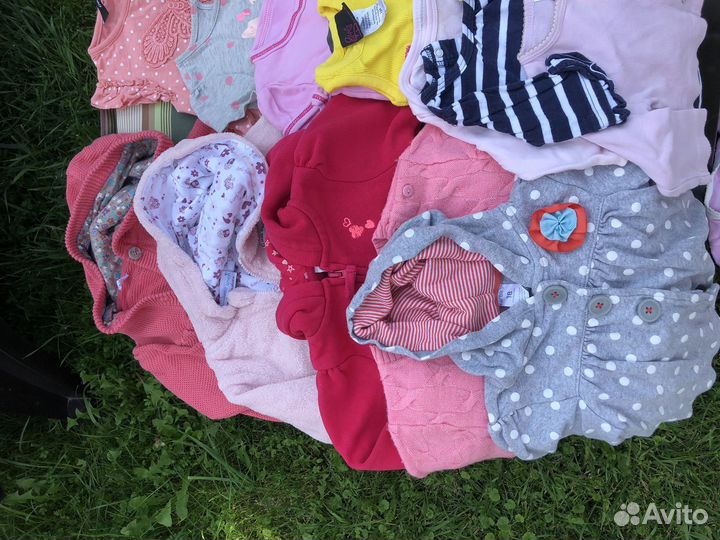 Вещи пакетом для девочек 6 мес-2 года