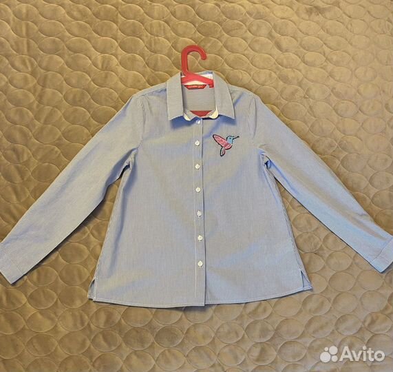 Рубашки 146 школьные
