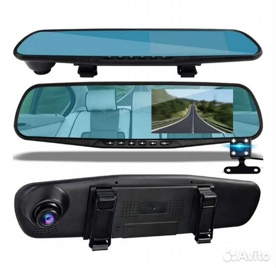 Видеорегистратор для автомобиля с 2 камерами