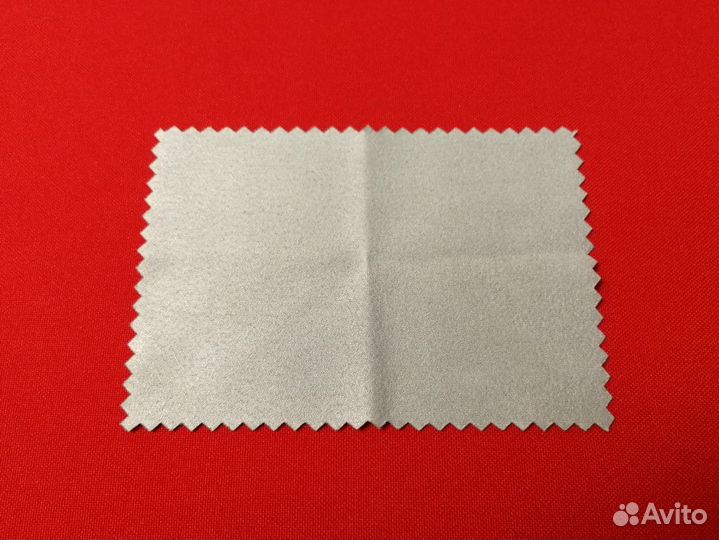 Тряпка безворсовая под замшу, серая