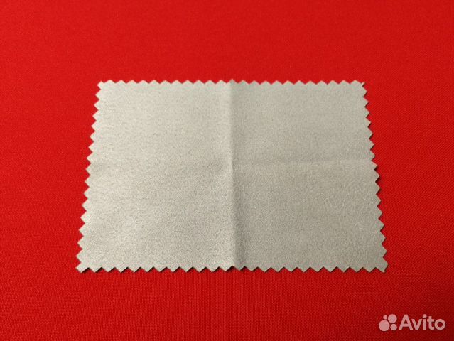 Тряпка безворсовая под замшу, серая