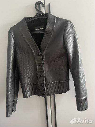 Куртка жакет кожаная