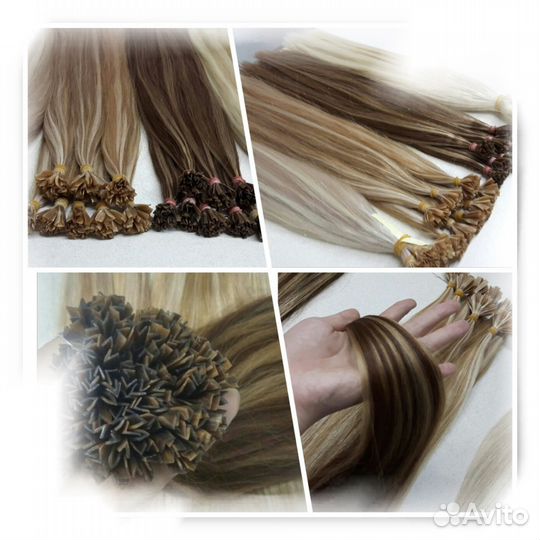 Натуральные волосы + наращивание + стрижка