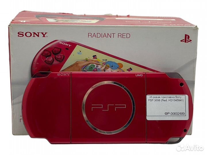 Игровая приставка Sony PSP 3008 (Red, HD1045841)
