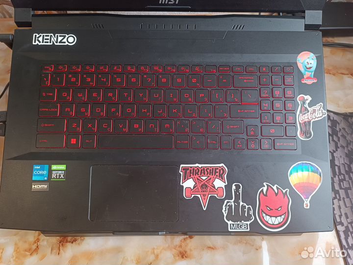 Игровой ноутбук msi katana gf76 12UD