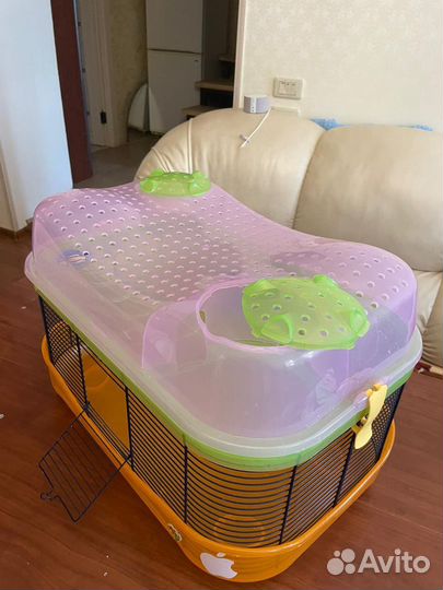 Клетка для грызунов. Большая, двух этажная