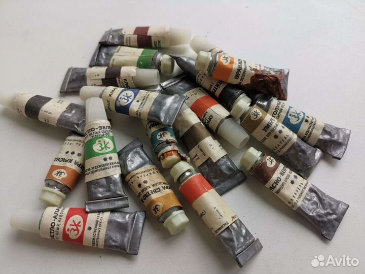 Краски художественные СССР, темпера,масло,акварель