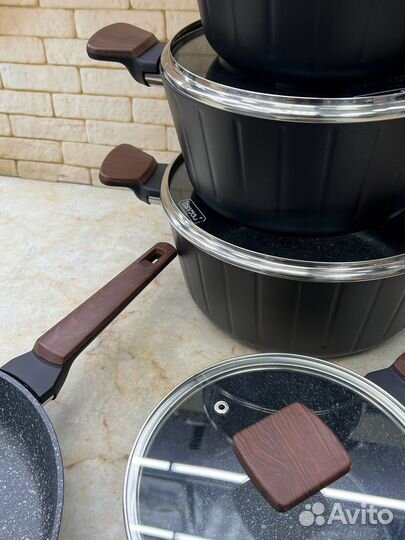 Набор посуды для приготовления 9 предметов