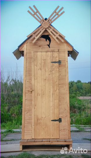 Дачный туалет с установкой