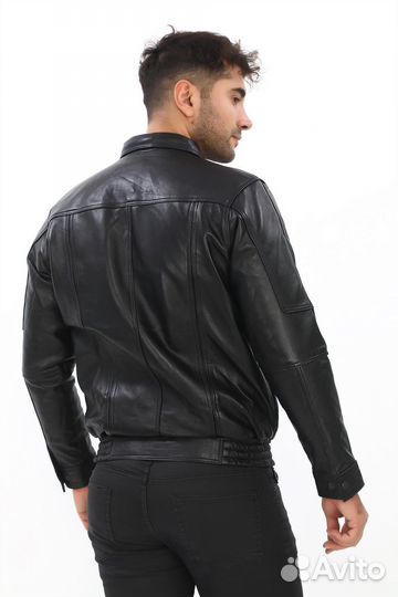 Кожаная куртка мужская