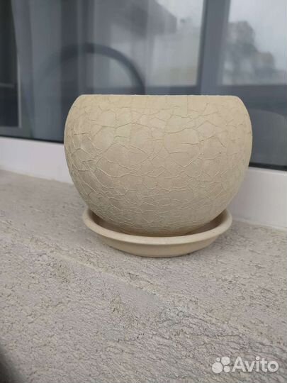 Керамические горшки для цветов бу