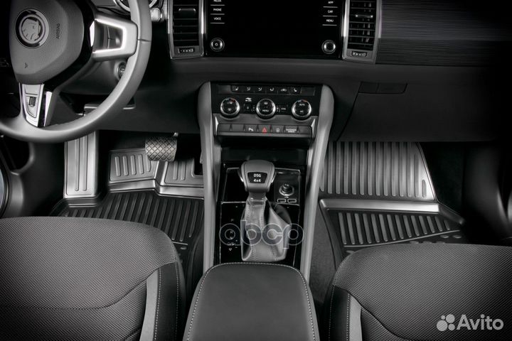 Коврики 3D в салон toyota Camry, 2014, 4 шт