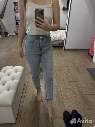 Джинсы светло голубые