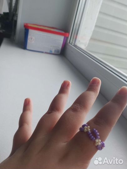 Кольцо из бисера