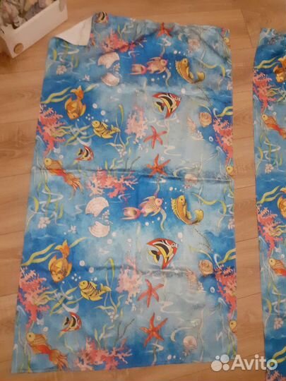 Детская ткань с морским рисунком