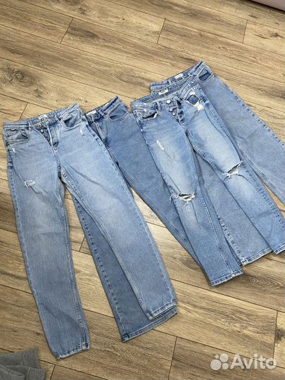 Джинсы много