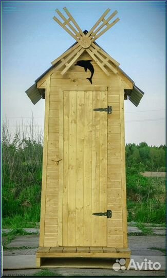 Дачный туалет с дельфином EZI