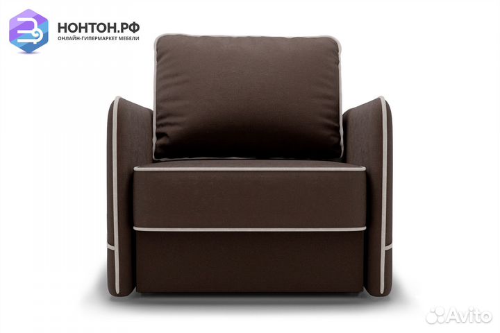 Кресло еврокнижка Энерджи коричневое