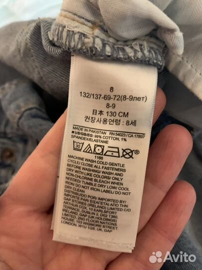 Джинсы Gap на девочку 8 лет
