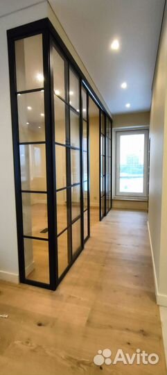 Перегородки межкомнатные стеклянные