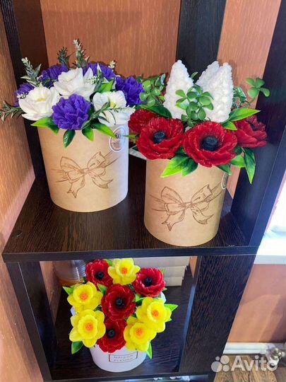 Букет из мыла