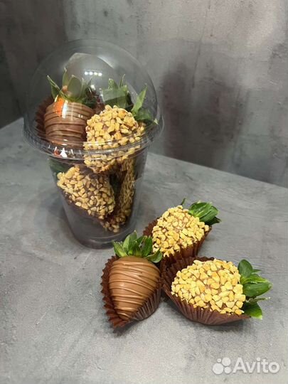 Клубника в шоколаде/Стаканчик