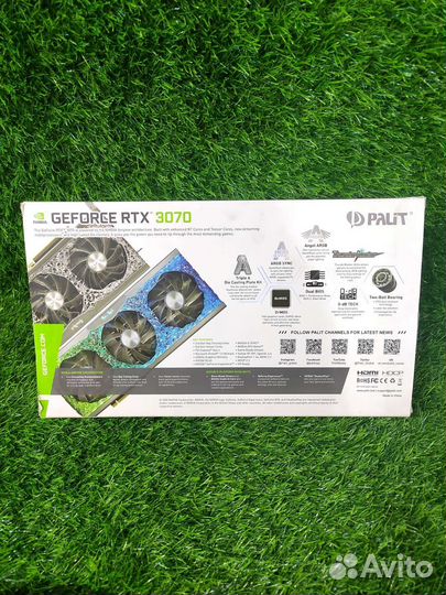 Видеокарта Palit Geforce RTX 3070 8 Gb