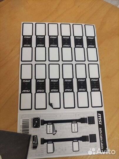 Эмблема от MSI, переходное кольцо и еще