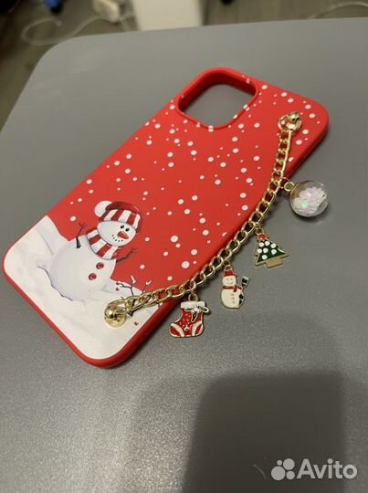 iPhone 12 pro max новогодний чехол новый