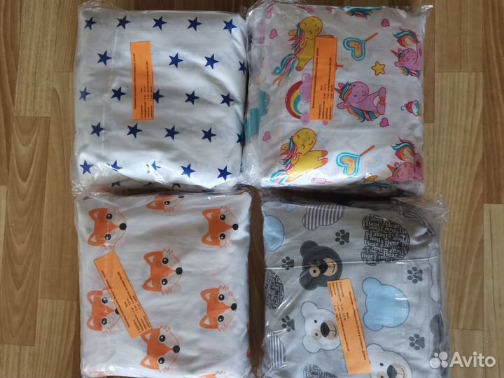 Детское постельное белье на резинках