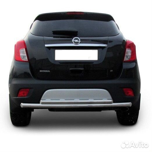 Защита заднего бампера Opel mokka (2013)