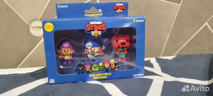 Оригинальные фигурки Brawl Stars x Line Friends