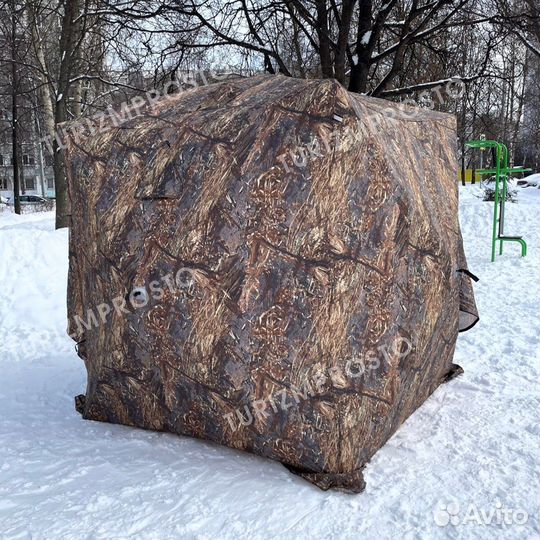 Зимняя палатка куб трехслойная