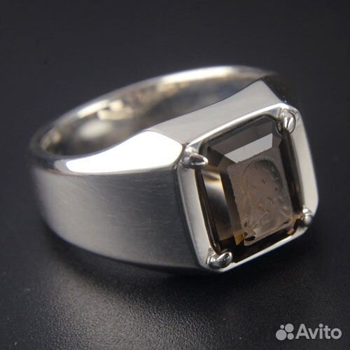 Перстень серебряный