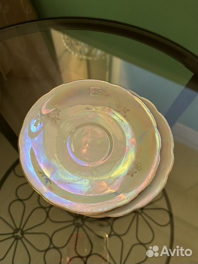 Тарелки перламутр СССР
