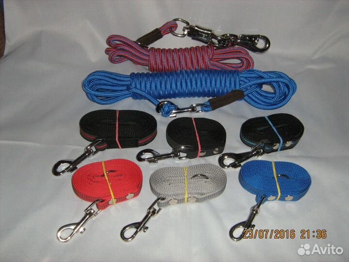 Кожаная и синтетическая амуниция для собак