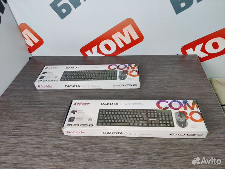 Комплект клавиатура и мышь Defender Dakota C-270