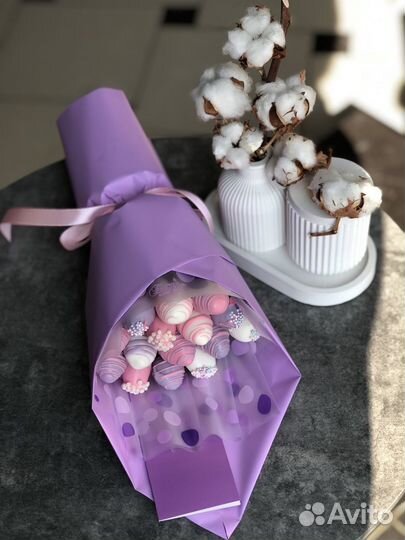 Клубника в шоколаде,съедобные букеты