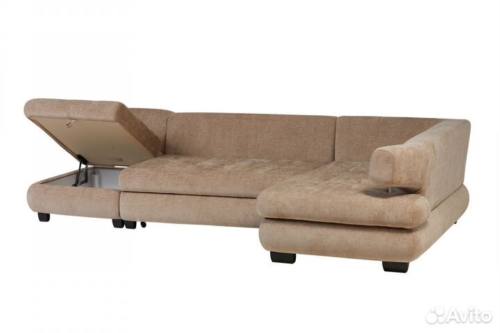 Диван угловой правый неаполь Тесс03+б/п Симметрика