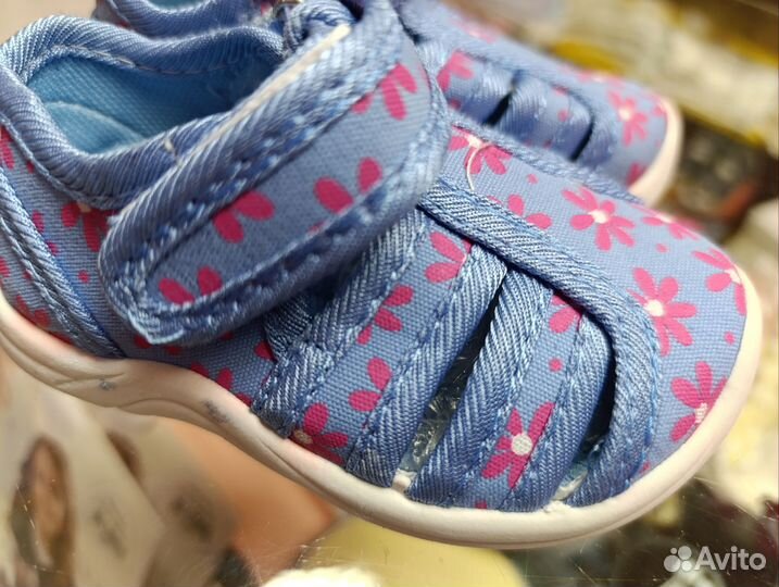 Сандалии детские текстильные 21 23 24 25