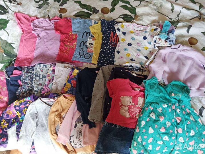 Пакет одежды на девочку 92-98 см