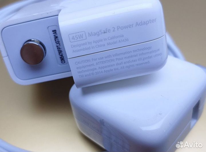 Оригинал Блок питания Apple MagSafe 2 45W LiteOn