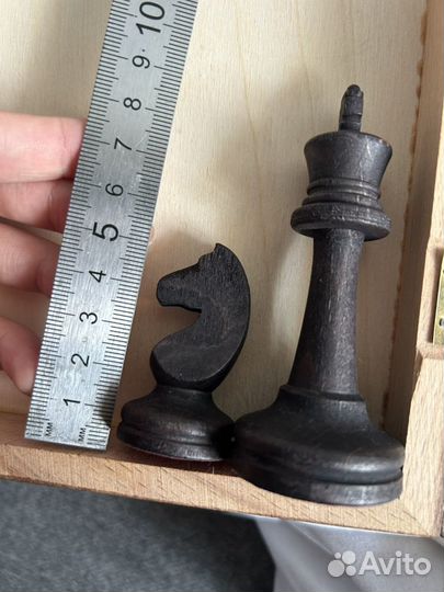 Шахматы большие деревянные с доской