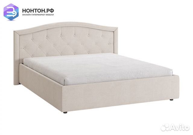 Кровать Верона 2 1.6 м крем